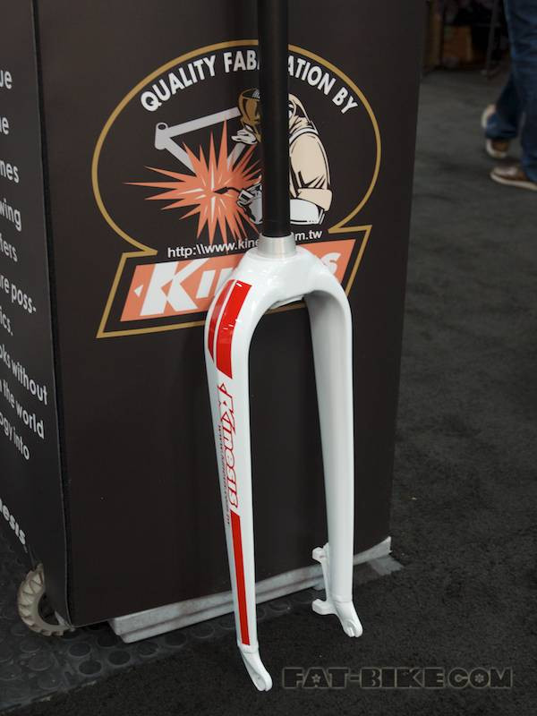 Prototype of the Kinesis Aluminum Fat-bike fork. Minor changes and this is going into production.