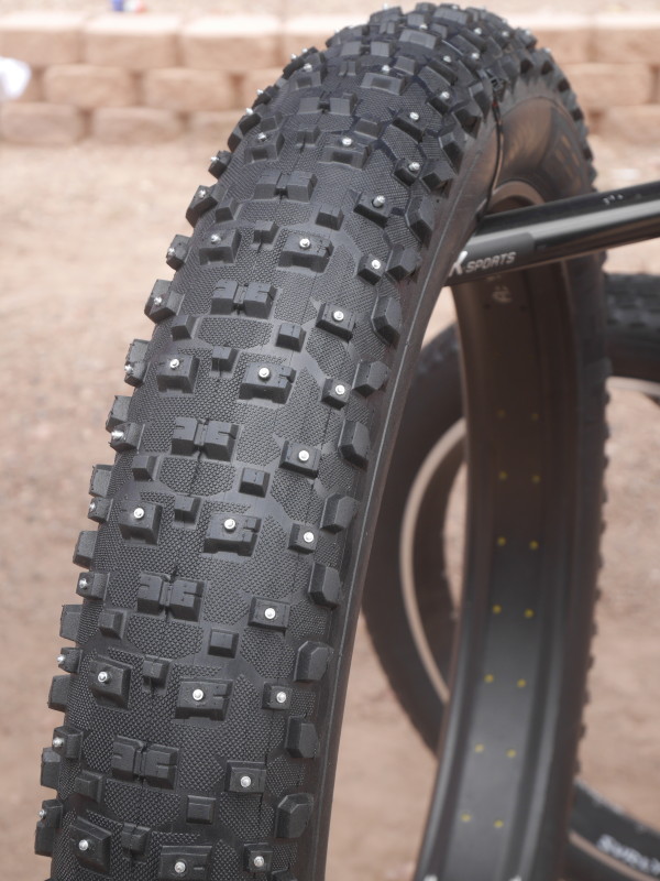 Studded Version of the Snowshoe XL by Vee Tire