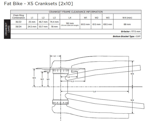 SRAM-X5-fat-bike-crank