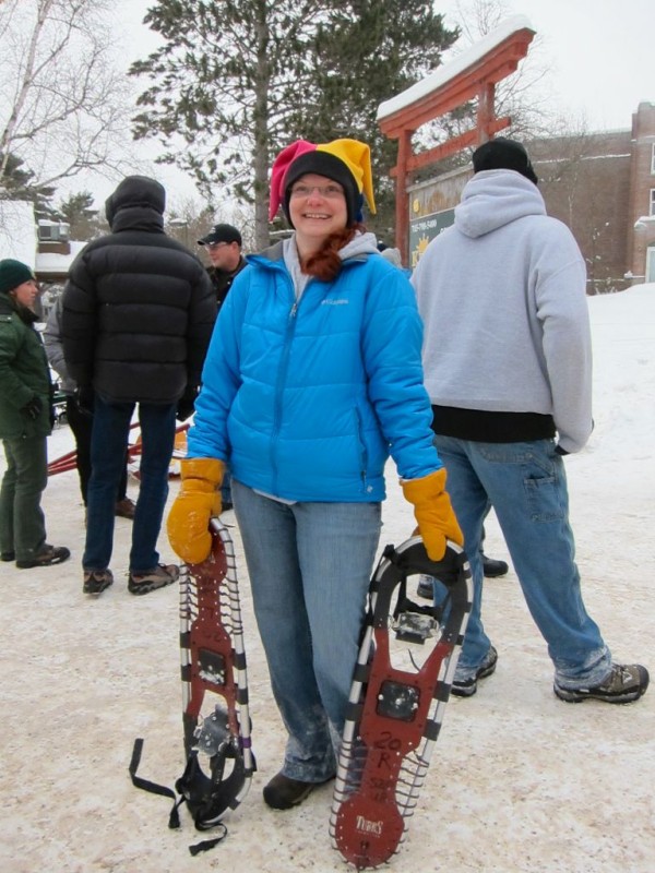 Human-powered grooming at Cuyuga in Minnesota is done by the "Trail Zombies" of which Liz is a proud leader. 