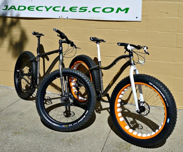 jade boss fat bike straight and curved