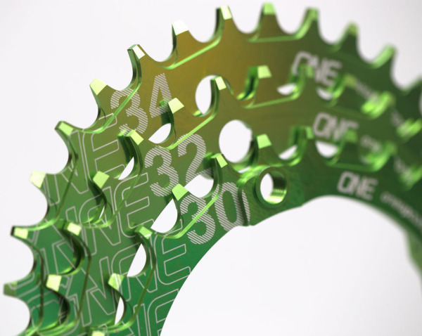 OneUp-Components-30T-32T-34T-104BCD-Narrow-Wide-Chainring-Green-Macro-Iso