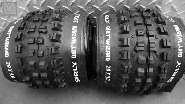 surly 29x3 dirt wizard tire rolled tread