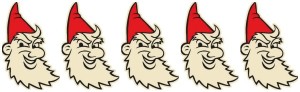 5 of 5 gnomes