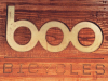 boo wooden sign