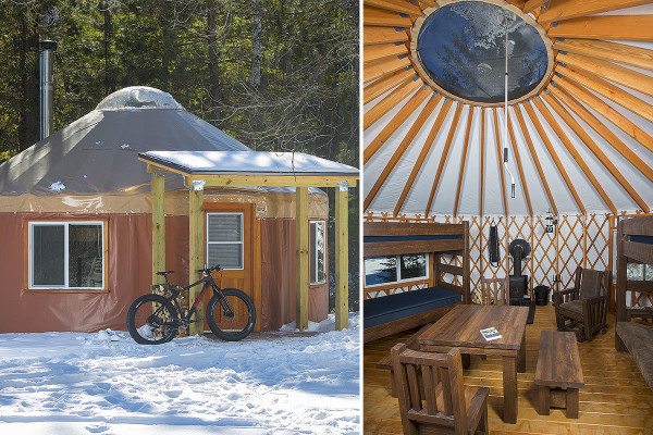 Summer or winter, the Yurts hold no preference. However, for this writer, I suggest the winter provides a completely different experience. Different in a good way. One-of-a-kind, unmatched in experience and beauty.