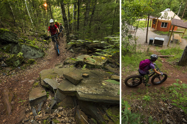Ride. Ride. Ride. When you Yurt is your headquarters you have the entire Cuyuna experience at your fingertips. You can see their proximity to the trails. 