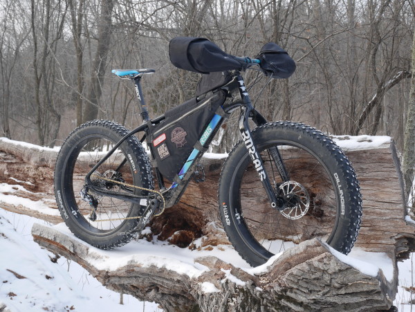 Our Test platform for the WCSP's included this Borealis Crestone with an Elite Carbon Wheelset and the Northern Lights rally package. This bike deserves the best, so the Wolftooth pogies were right at home.