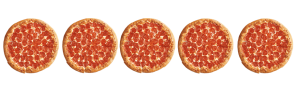 5-5 pizzas