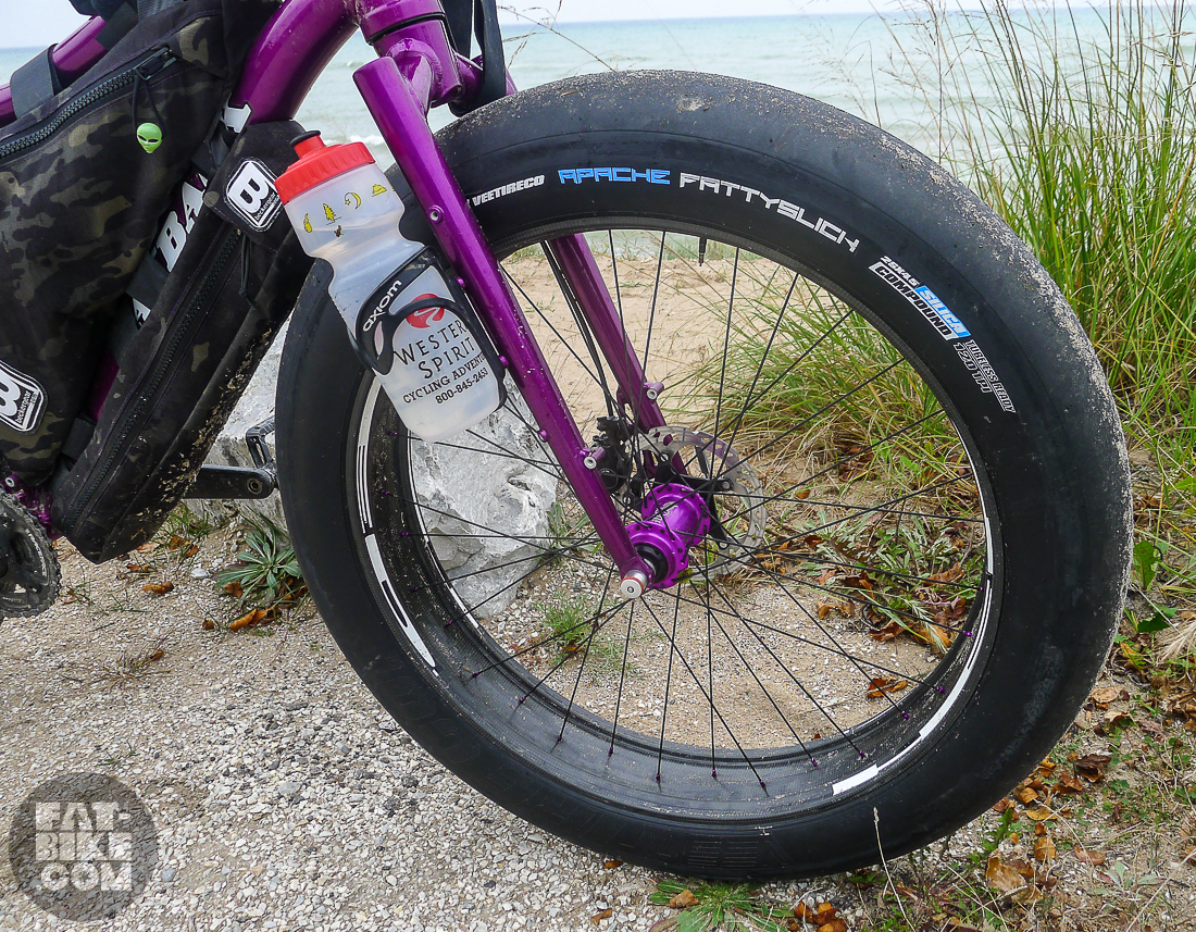 semi slick fat bike tires